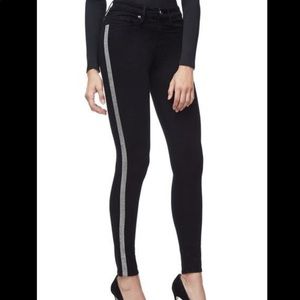 Good American Good Legs “Glam” Black Size 6